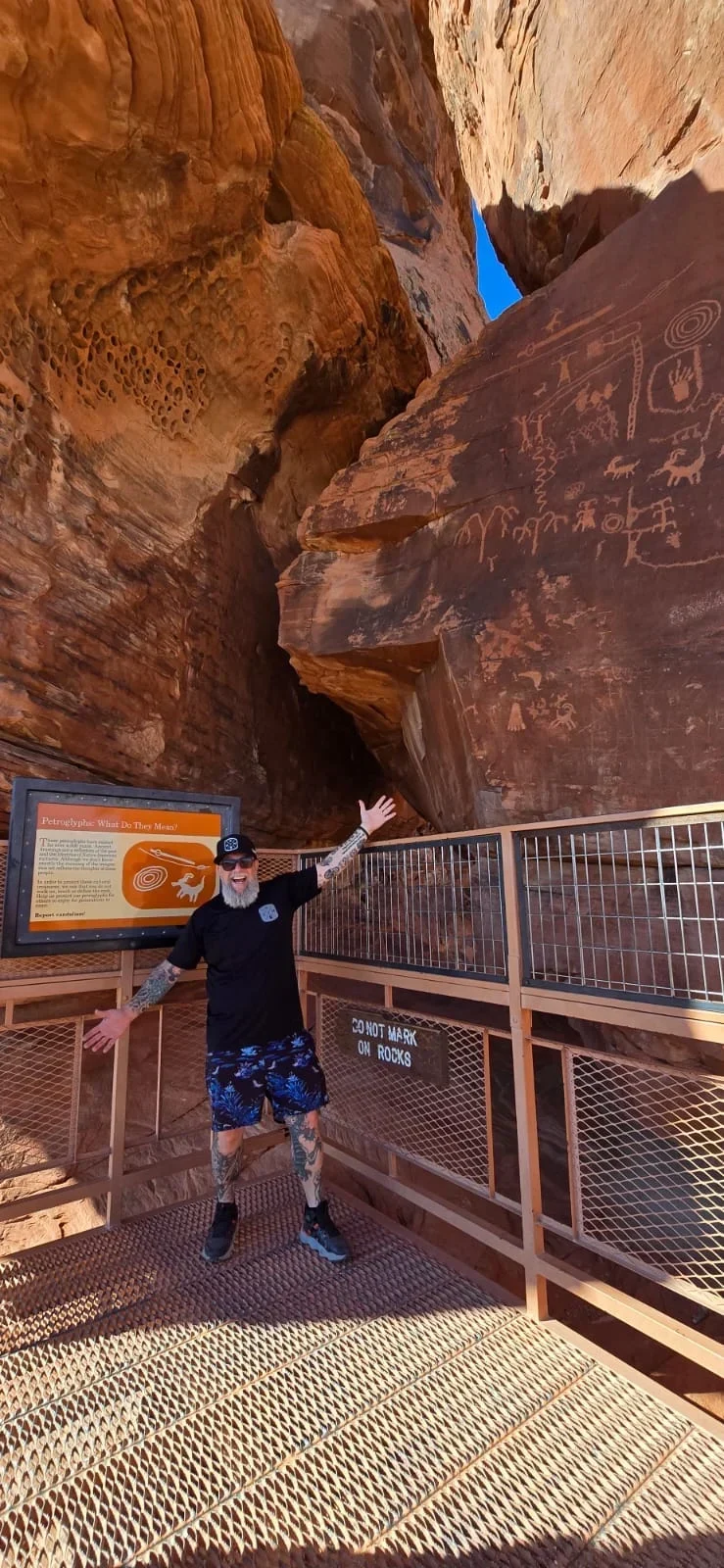 Atlatl Rock – petróglifos no Valley of Fire